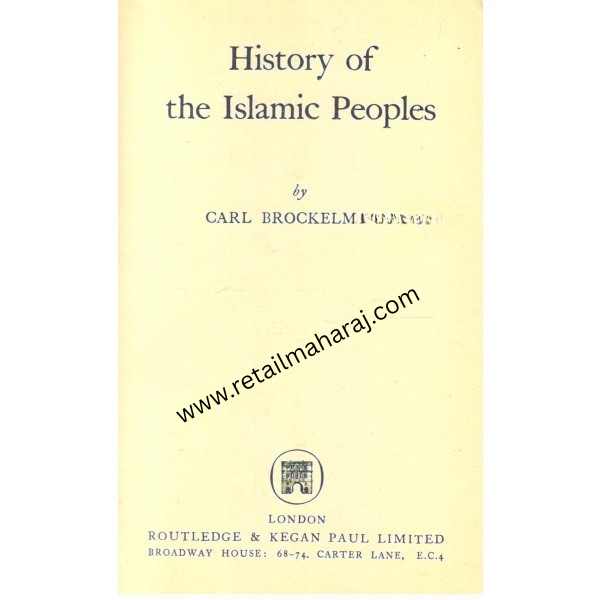 History of the Islamic Peoples - Retail Maharaj