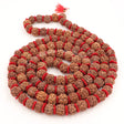 Arkam 5 mukhi Rudraksh Kantha Certified/ Rudraksha Kantha for wearing and worship/ Rudraksh Mala Big/ Five faced Rudraksh Kantha Mala with Padding (Size: 18-22mm, Length: 75inches, Beads: 108+1) - Retail Maharaj