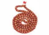 Arkam 5 mukhi Rudraksh Kantha Certified/ Rudraksha Kantha for wearing and worship/ Rudraksh Mala Big/ Five faced Rudraksh Kantha Mala with Padding (Size: 18-22mm, Length: 75inches, Beads: 108+1) - Retail Maharaj