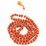 Arkam Rudraksha Mala/ Natural Rudraksh Mala/ Original Rudraksha mala/ Small Rudraksham Mala/ 4mm Rudraksha Rosary (Size: 4mm, Beads: 108+1) - Retail Maharaj
