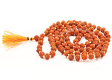 Arkam Rudraksha Mala/ Natural Rudraksh Mala/ Original Rudraksha mala/ Small Rudraksham Mala/ 6mm Rudraksha Rosary (Size: 6mm, Beads: 108+1) - Retail Maharaj
