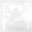 Arkam Mangal Yantra - Silver Plated Copper - (4 x 4 inches, Silver) - Retail Maharaj