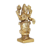 Arkam Brass Kurma Murti / Koorma Idol / Pital Vishnu Kurma Avatar Statue - Antique Brass For Home / Temple / Office (Height: 7.4 cm, Weight: 140 gms) - Retail Maharaj