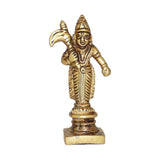 Arkam Brass Balaram Murti / Balram Idol / Pital Vishnu Balram Avatar Statue - Antique Brass For Home / Temple / Office (Height: 8 cm, Weight: 110 gms) - Retail Maharaj
