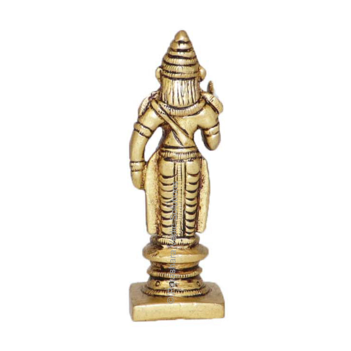 Arkam Brass Kalki Murti / Kaalki Idol / Pital Vishnu Kalki Avatar Statue - Antique Brass For Home / Temple / Office (Height: 7.8 cm, Weight: 120 gms) - Retail Maharaj