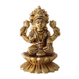 Arkam Brass Lakshmi Murti / Laxmi Idol / Pital Lakshmi Devi Statue - Antique Brass For Home / Temple / Office (Height: 7.8 cm, Weight: 340 gms) - Retail Maharaj