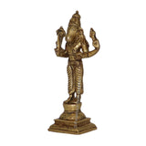 Arkam Brass Kalki Murti / Kaalki Idol / Pital Vishnu Kalki Avatar Statue - Antique Brass For Home / Temple / Office (Height: 14.7 cm, Weight: 420 gms) - Retail Maharaj