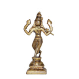 Arkam Brass Kurma Murti / Koorma Idol / Pital Vishnu Kurma Avatar Statue - Antique Brass For Home / Temple / Office (Height: 15.2 cm, Weight: 470 gms) - Retail Maharaj