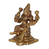 Arkam Brass Dhan Lakshmi Murti / Dhan Laxmi Idol / Pital Ashthalakshmi Statue - Antique Brass For Home / Temple / Office (Height: 6.5 cm, Weight: 200 gms) - Retail Maharaj