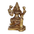 Arkam Brass Dhan Lakshmi Murti / Dhan Laxmi Idol / Pital Ashthalakshmi Statue - Antique Brass For Home / Temple / Office (Height: 6.5 cm, Weight: 200 gms) - Retail Maharaj