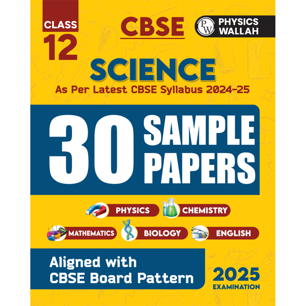 CBSE Class 12 Science Stream Combined 30 Sample Papers For 2024-2025 Board Exams l Physics, Chemistry, Mathematics, Biology, English Core - Retail Maharaj