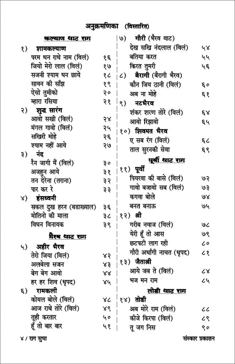 Raag Sudha (Alankar-MA Raag Info & Bandish Notations) - Retail Maharaj