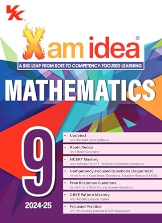 Xamidea Mathematics for Class 9 (CBSE) Exam 2024-2025 - Retail Maharaj