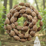 Original Tulsi Radha Carved Handmade Japa Mala – Premium Spiritual Beads for Meditation & Prayer