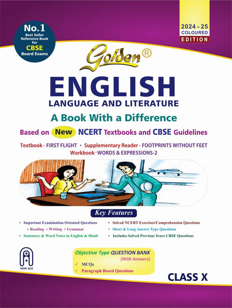 ENGLISH LANGUAGE AND LITERATURE A BOOK WITH A DIFFERNCE CLASS X - Retail Maharaj
