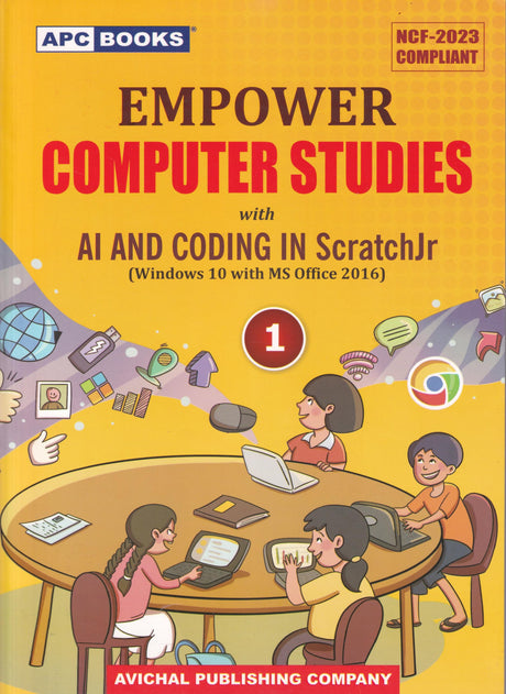 Empower Computer Studies With Ai And Coding In Python Class 1 - By Vijay Kumar Pandey, Dilip Kumar Dey 2024-25 Examination - Retail Maharaj