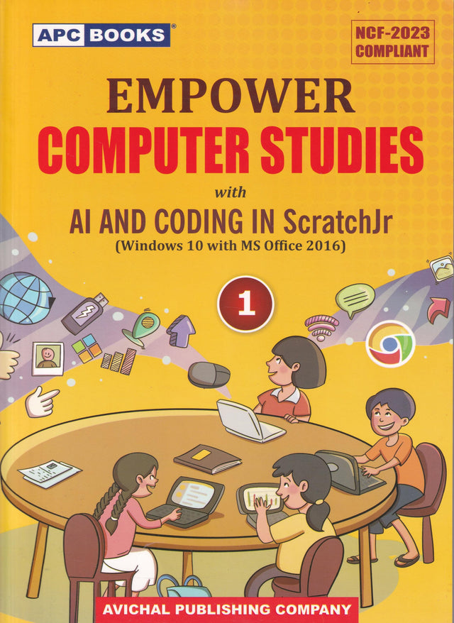 Empower Computer Studies With Ai And Coding In Python Class 1 - By Vijay Kumar Pandey, Dilip Kumar Dey 2024-25 Examination - Retail Maharaj