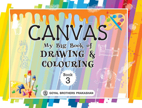 Canvas My Big Book Of Drawing And Colouring Book 3 - Retail Maharaj