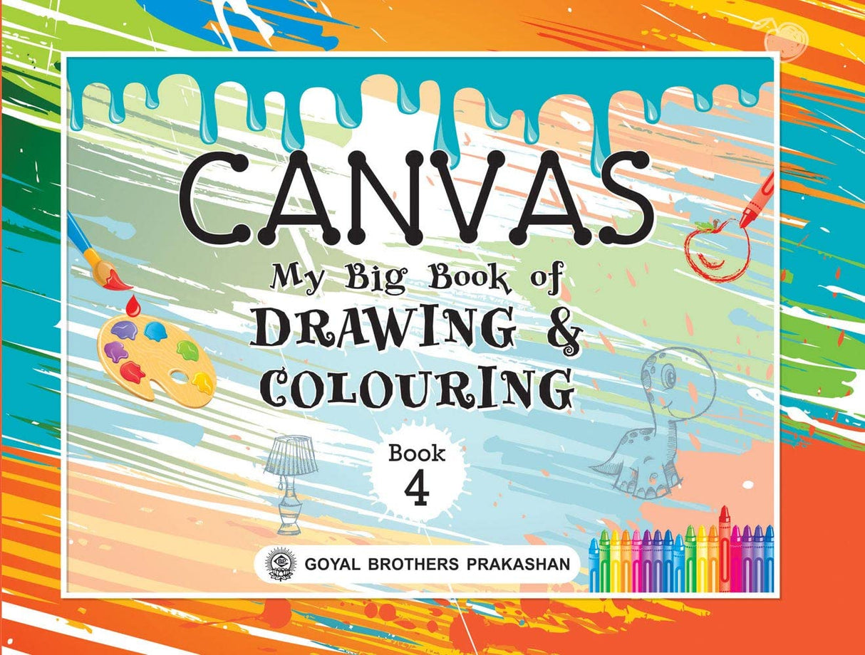 Canvas My Big Book Of Drawing And Colouring Book 4 - Retail Maharaj