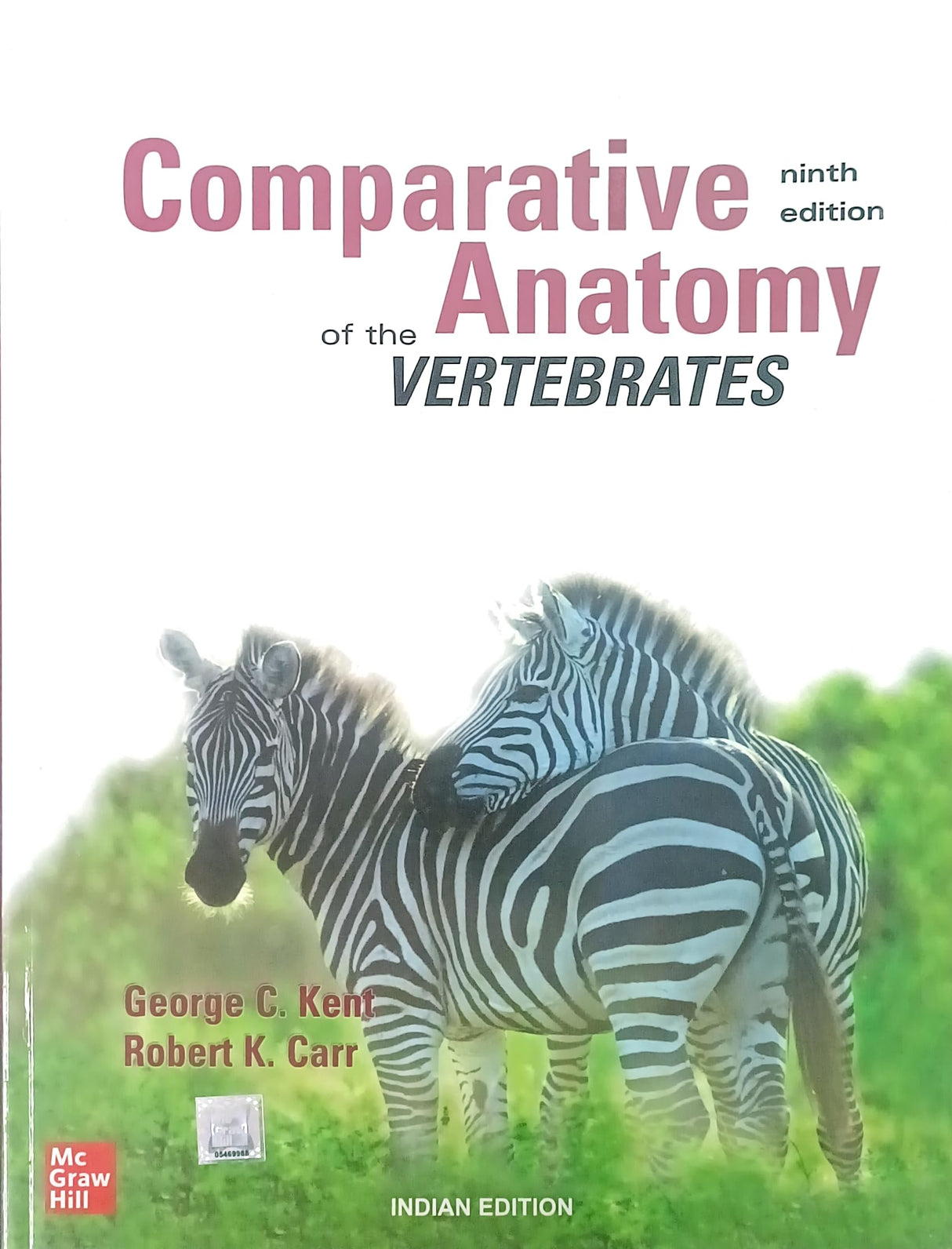 Comparative Anatomy Of The Vertrebrates - Retail Maharaj