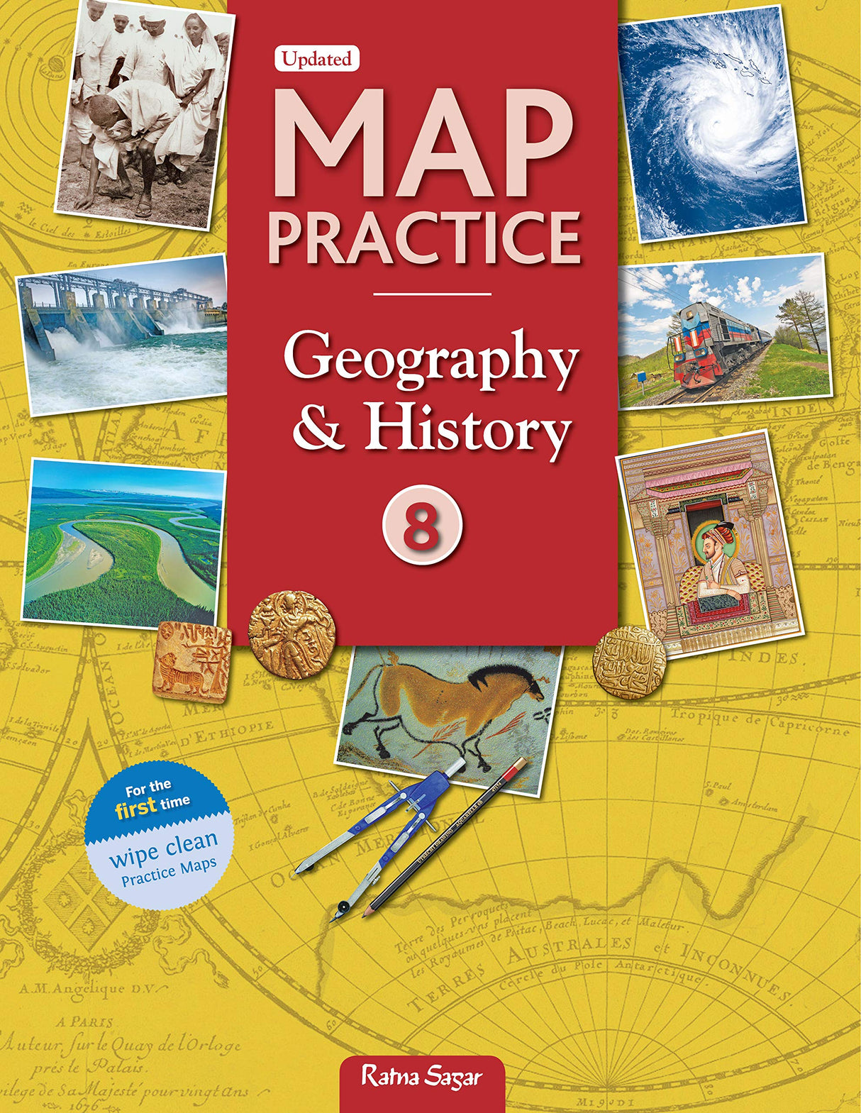 Map Practice Geography & Hisory Class 8 - Retail Maharaj