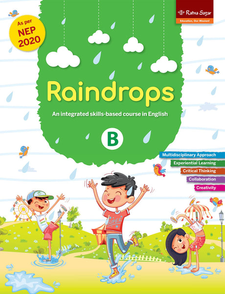 Raindrops Mcb Book B Nep 2020 Main Course Book For Class Ukg - Retail Maharaj
