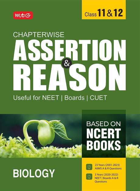 Chapterwise Assertion & Reason For Neet, Cuet & Boards Exam Biology (Class-11 & 12) - Retail Maharaj