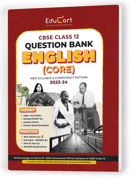 Educart Cbse English Core Chapterwise Question Bank Class 12 (With Solved Papers) For 2023-2024 - Retail Maharaj