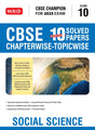 Cbse 10 Years (2024-2015) Chapterwise Topicwise Solved Papers Class 10 Social-Science Book - Cbse Champion For 2025 Exam | Cbse Question Bank With Sample Papers - Retail Maharaj