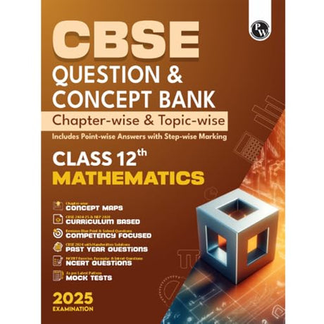Cbse Question & Concept Bank (Qcb) Class 12 Mathematics 2024 - 2025 Chapter-Wise And Topic-Wise Solved Questions - Retail Maharaj