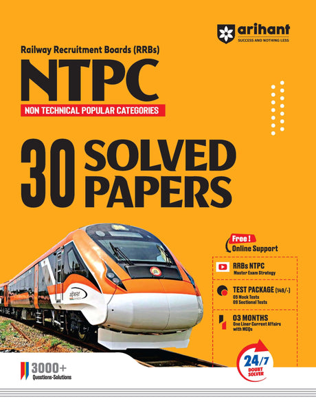 Arihant Rrbs Ntpc 30 Solved Papers - Retail Maharaj