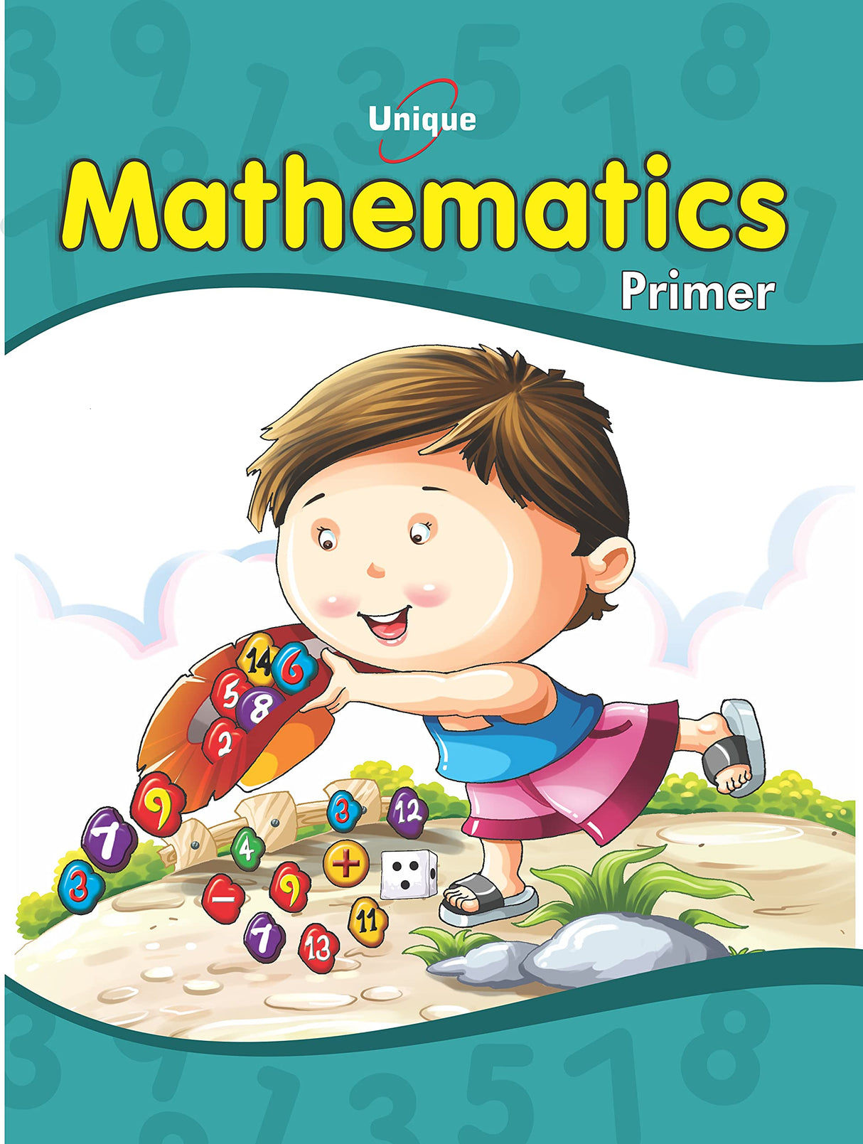 Unique Maths Primer - Book For Learning Concepts Of Mathematics For 2-5 Year Old Children - Retail Maharaj