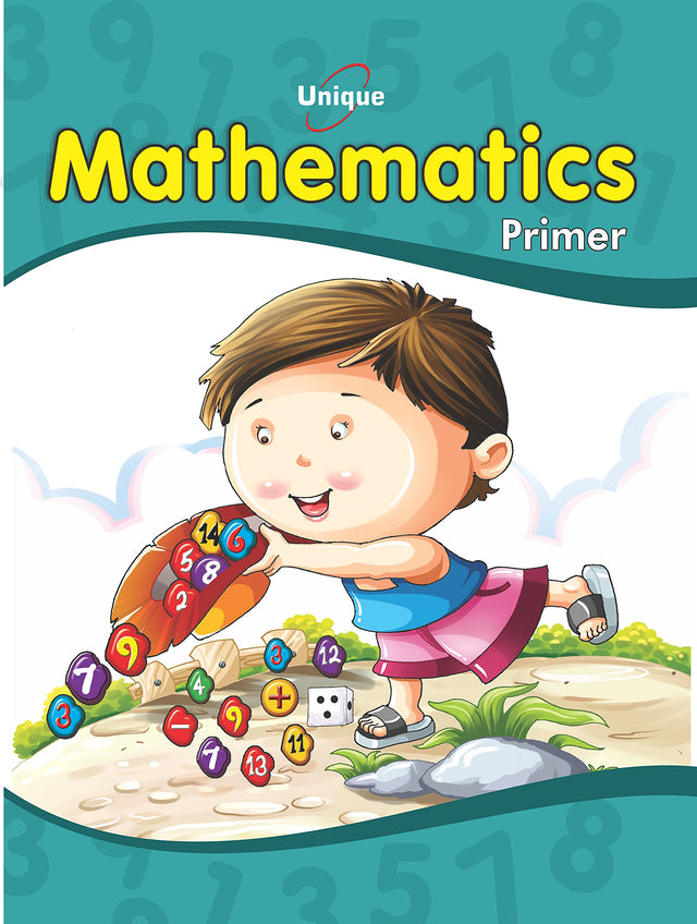 Unique Maths Primer - Book For Learning Concepts Of Mathematics For 2-5 Year Old Children - Retail Maharaj