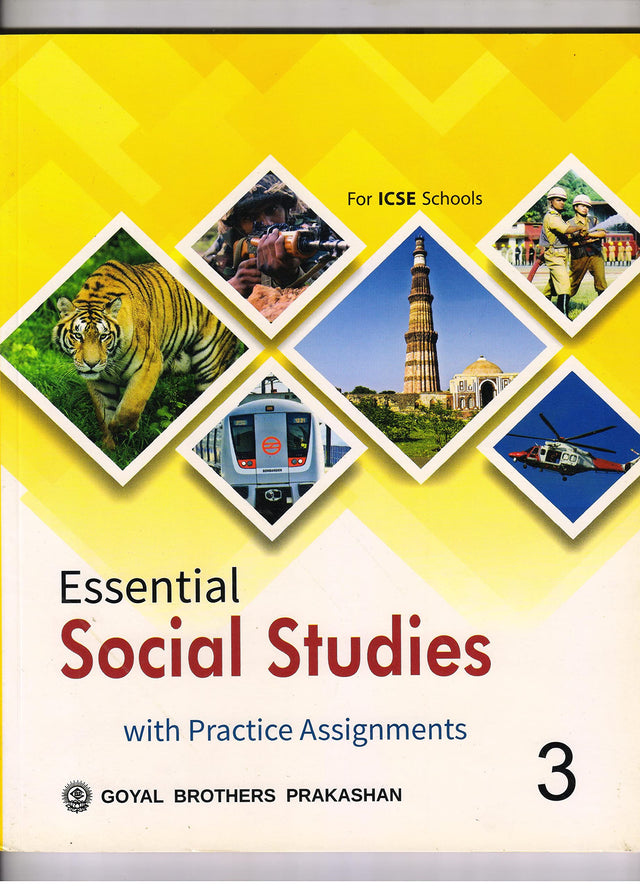 Essential Social Studies With Practice Assignments For Icse Schools 3 - Retail Maharaj