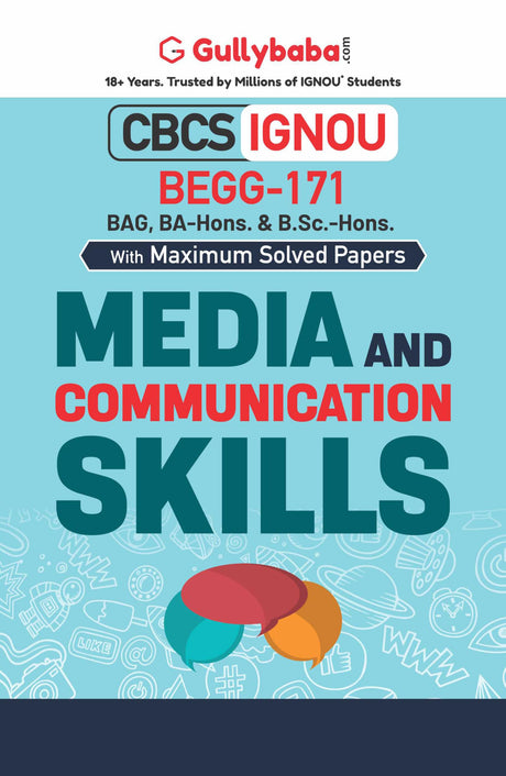 Gullybaba Ignou Ba Honours 1st, 5th Sem Begg-171 Media And Communication Skills - Retail Maharaj