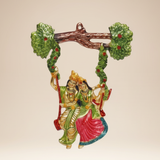 Handcrafted Radha Krishna Metal Statue Decorative Idol for Home Decor and Pooja by Sanskriti Vibes