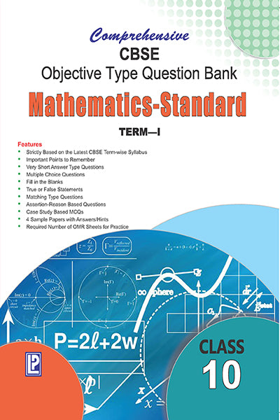 Comprehensive CBSE Objective Type Question Bank Mathematics X Standard (Term-I) - Retail Maharaj
