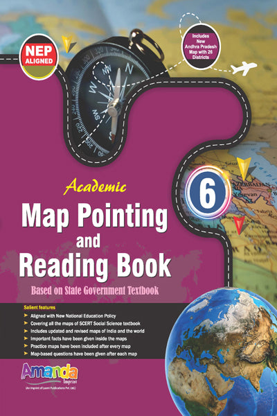 Academic Map Pointing and Reading Book - VI