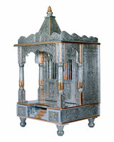Ghar Mandir - Large Aluminium & Copper Mandir (40" x 21")