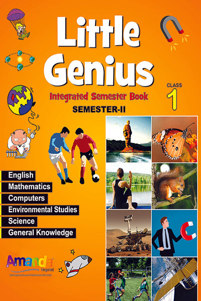 Little Genius Integrated Semester Book-1 (Sem-2) - Retail Maharaj