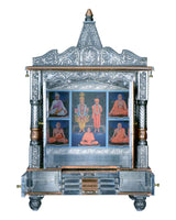 Ghar Mandir - Small Aluminium & Copper Mandir (30" x 18")