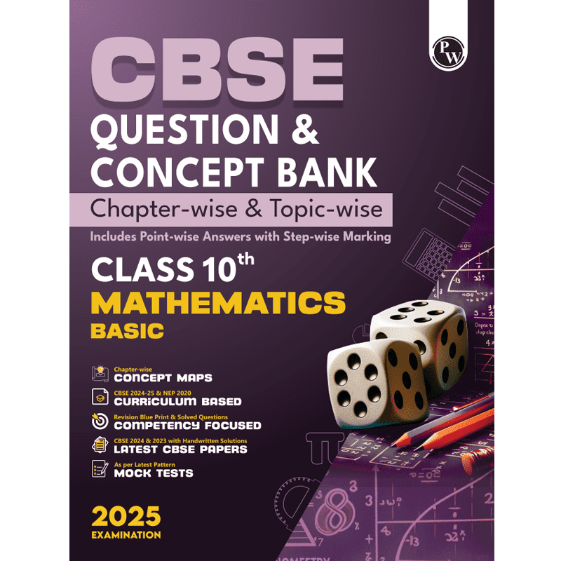 CBSE Question and Concept Bank class 10th Mathematics Basic For 2025 Board Exams Chapterwise and Topicwise | Including Solved Questions - Retail Maharaj