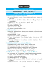 EDU-MU-T-2(KU2) Sikshar Vitti-II ( Foundations of Education-II) - Retail Maharaj