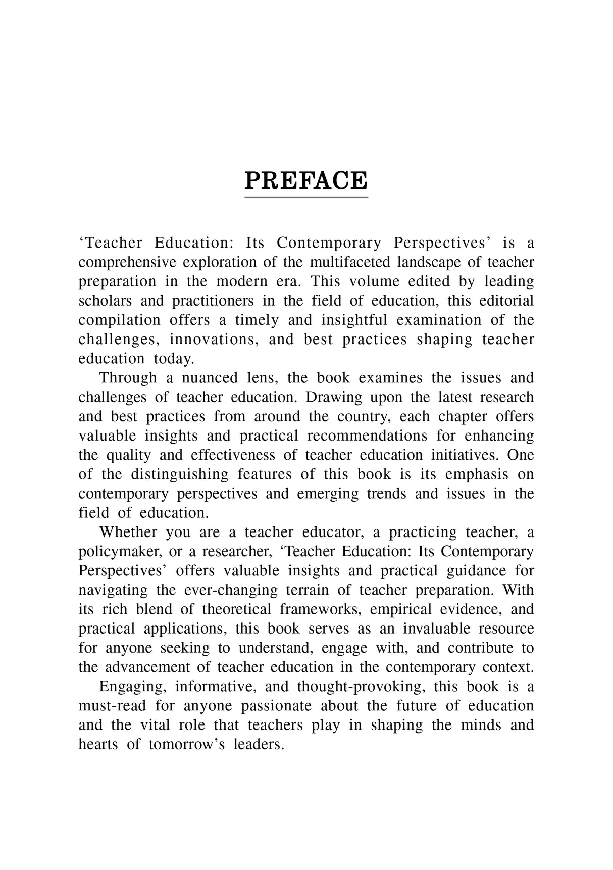 Teacher Education: Its contemporary Perspectives (English Version) - Retail Maharaj