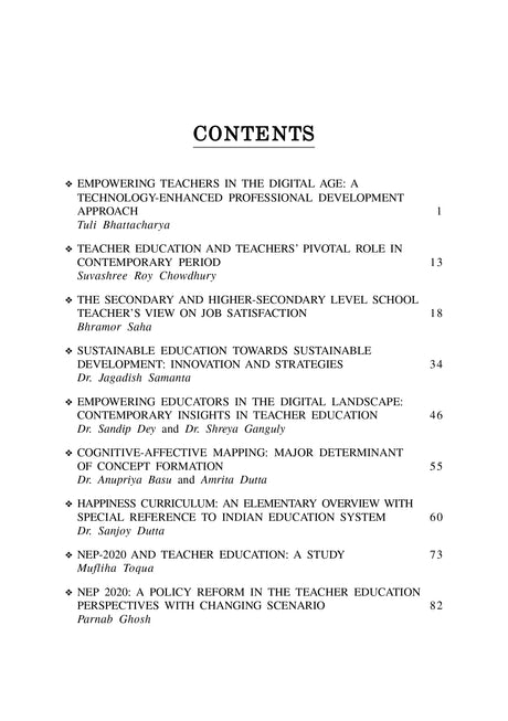 Teacher Education: Its contemporary Perspectives (English Version) - Retail Maharaj