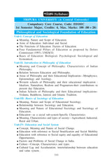 Sikshar Darshonik Ebong Samajtatwik Vitti (Philosophical and Sociological Foundation of Education)_Tripura University_1st Sem_Major_ED101C - Retail Maharaj