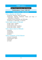 Sikshadarshan (Educational Philosophy)_KNU_2nd Sem_MDC207 - Retail Maharaj