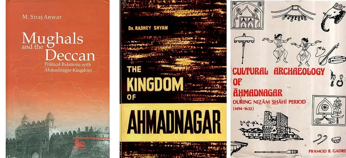 Set of 3 Books on the Kingdom of Ahmadnagar - Retail Maharaj