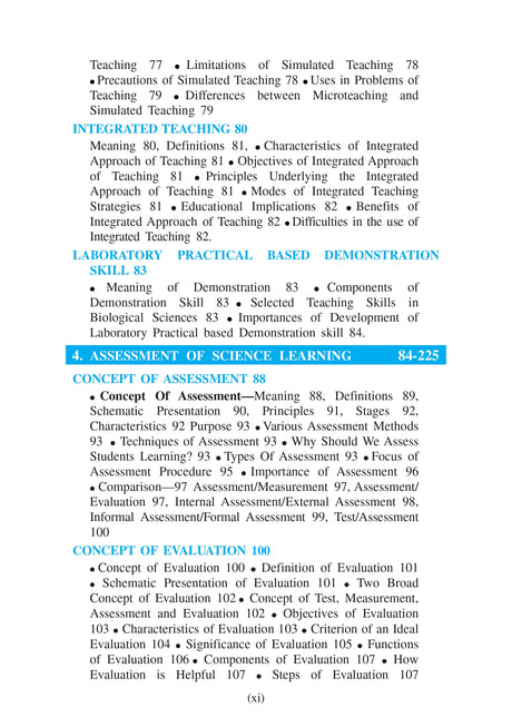 Pedagogy Of Life Science (English Version) Course- VII(B) 3rd Semester - Retail Maharaj