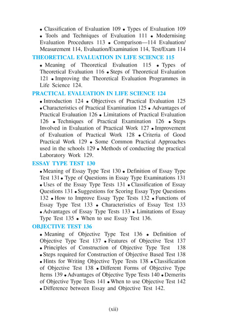 Pedagogy Of Life Science (English Version) Course- VII(B) 3rd Semester - Retail Maharaj
